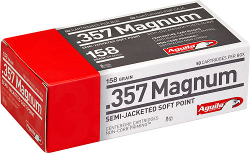 Aguila Target & Range Semi Jacketed Soft Point 158 Grain .357 Magnum 1545 fps