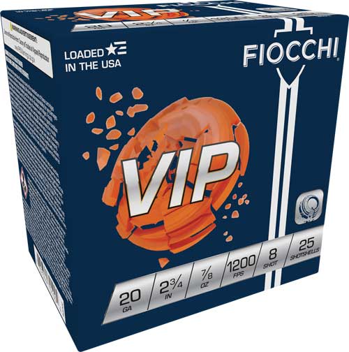 Fiocchi Exacta Target VIP Shotgun Ammo 20 Gauge 2.75 in 7/8 oz #8