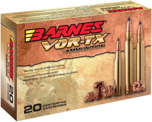 Barnes VOR-TX Tipped Triple Shock X TAC-TX Flat Base 110 Grain .300 AAC Blackout 2350 fps