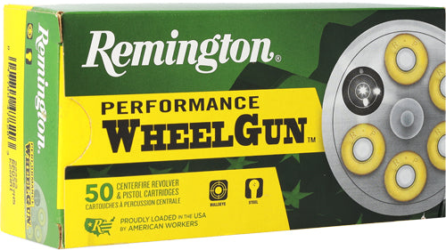 Remington Performance WheelGun Lead Semi Wadcutter 225 Grain .45 Long Colt 830 fps