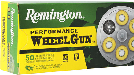 Remington Performance WheelGun Lead Semi Wadcutter 225 Grain .45 Long Colt 830 fps
