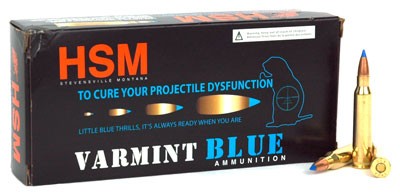 HSM Varmint Sierra BlitzKing 54 Grain .223 Remington 3120 fps