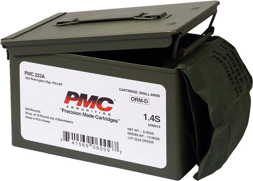 PMC Bronze .223 Remington 55 grain Full Metal Jacket ammunition