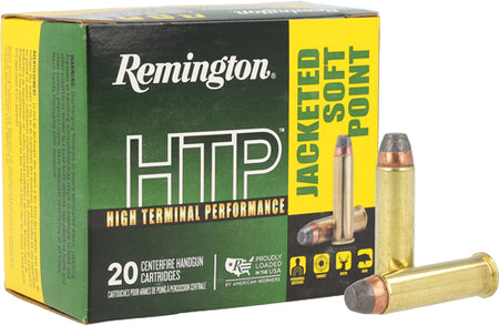 Remington HTP Jacketed Soft Point 240 Grain .44 Magnum 1180 fps