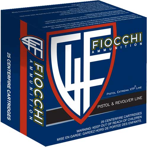Fiocchi Hyperformance .25 ACP 35 grain Hornady XTP Hollow Point ammunition