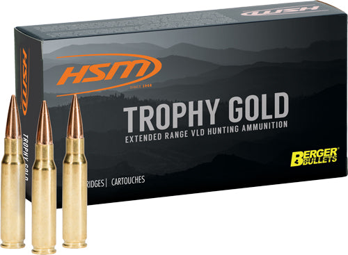 HSM Trophy Gold Berger Hunting VLD Match 150 Grain .270 Winchester 2787 fps