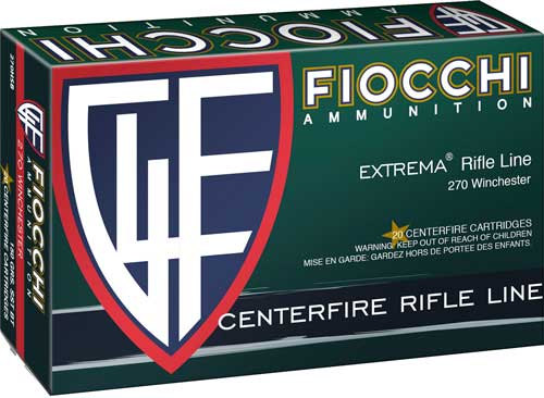 Fiocchi Hyperformance Super Shock Tip 150 Grain .270 Winchester 2860 fps