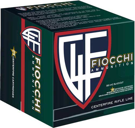 Fiocchi Matchking Centerfire Rifle Ammo 300 Blackout 220 gr. HPBT 25 rd.