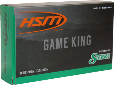 HSM Sierra Game King Spitzer Boat Tail 180 Grain .300 Winchester Mag 3074 fps