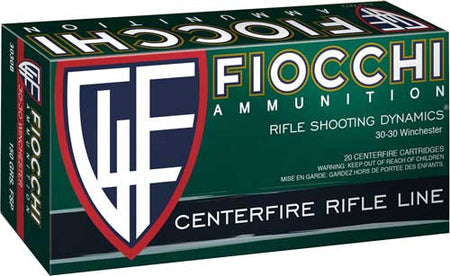 Fiocchi Field Dynamics InterLock .30-30 Winchester 170 grain Flat Soft Point ammunition