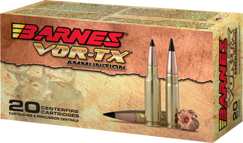 Barnes VOR-TX Tipped TSX Boat Tail 115 Grain 6.5mm Grendel 3225 fps