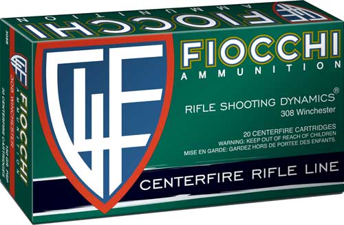 Fiocchi Field Dynamics .308 Win / 7.62x51mm 150 grain Pointed Soft Point ammunition