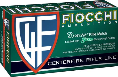 Fiocchi Hyperformance Sierra MatchKing Boat Tail Hollow Point 168 Grain .308 Win / 7.62x51mm 2650 fps
