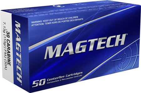 Magtech Sport Shooting Tactical/Training .30 Carbine 110 grain Full Metal Jacket ammunition