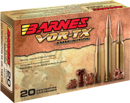 Barnes VOR-TX TSX Boat Tail 70 Grain 5.56x45mm NATO 2850 fps