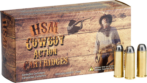 HSM Cowboy Action .32-40 Winchester 170 grain LEAD Round Nose Flat Point ammunition