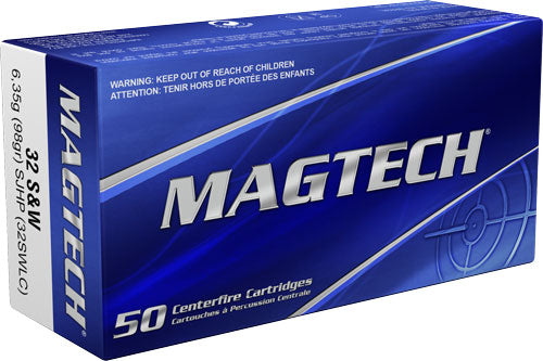 Magtech Sport Shooting Range/Training .32 S&W Long 98 grain Semi Jacketed Hollow Point ammunition