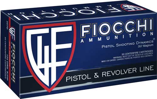 Fiocchi Defense Dynamics Jacketed Hollow Point 125 Grain .357 Magnum 1450 fps