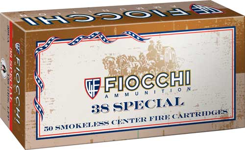 Fiocchi Cowboy Action Lead Flat Point 158 Grain .38 Special 640 fps
