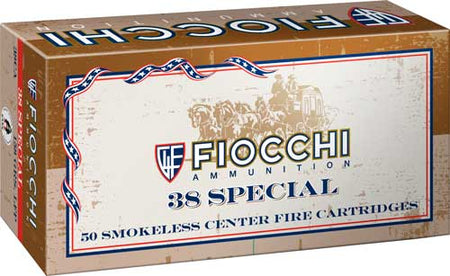 Fiocchi Cowboy Action Lead Flat Point 158 Grain .38 Special 640 fps