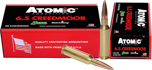 Atomic Match Hollow Point Match 142 Grain 6.5mm Creedmoor 2750 fps