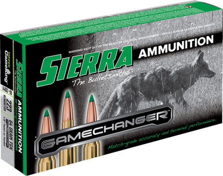 Sierra GameChanger .223 Remington 64 grain Sierra Tipped GameKing ammunition