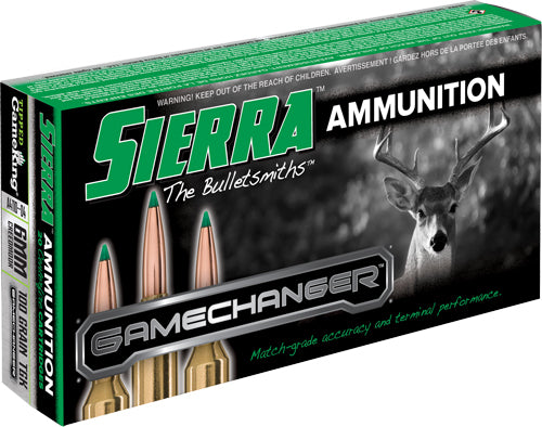 Sierra GameChanger Sierra Tipped GameKing 100 Grain 6mm Creedmoor 3135 fps