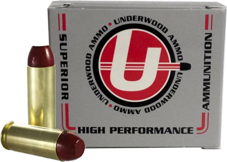Underwood Ammo Flat Nose Hi-Tek Coated Hard Cast 255 Grain .45 Winchester Mag