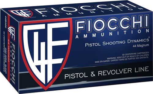 Fiocchi Defense Dynamics Semi Jacketed Hollow Point 200 Grain .44 Magnum 1475 fps