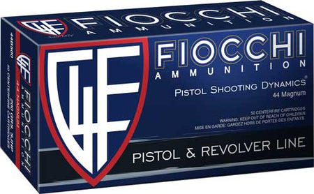 Fiocchi Defense Dynamics Semi Jacketed Hollow Point 200 Grain .44 Magnum 1475 fps