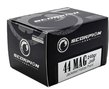 SCORPION 44 REM MAG 240GR JHP 20RD 10BX/CS