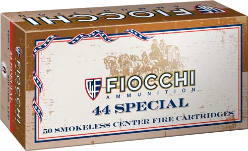 Fiocchi Cowboy Action Lead Flat Point 210 Grain .44 S&W Special 750 fps