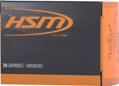HSM  .45 Long Colt 300 grain XTP Jacketed Hollow Point ammunition