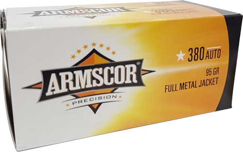 Armscor .380 Auto 95 gr Full Metal Jacket (FMJ) VALUE PACK