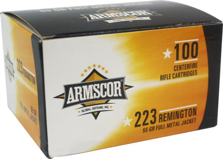 Armscor Precision .223 Remington 55 grain Full Metal Jacket ammunition