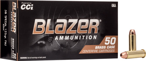 Blazer Brass Full Metal Jacket 125 Grain .38 Special 865 fps
