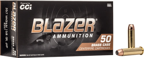 Blazer Brass Jacketed Hollow Point 158 Grain .357 Magnum 1250 fps