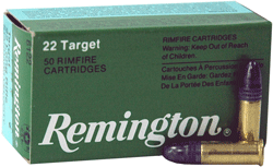 Remington 22 Target .22 Long Rifle 40 grain Round Nose ammunition