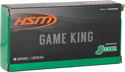 HSM GameKing Rifle Ammunition 6.5 Grendel 120gr PSP 2557 fps