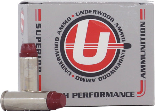 Underwood Ammo Keith-Type Semi-Wadcutter Gas Check Black Cherry Coated Hard Cast 255 Grain .45 Long Colt