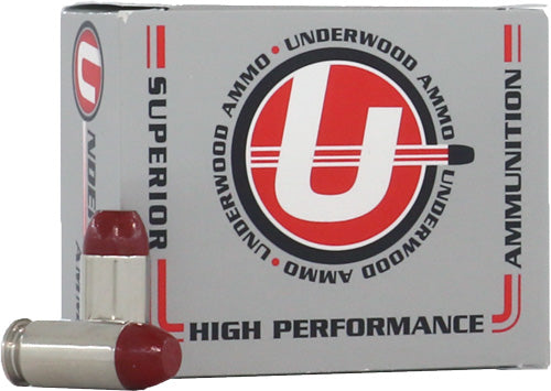Underwood Ammo Flat Nose +P Black Cherry Coated Hard Cast 255 Grain .45 ACP/Auto