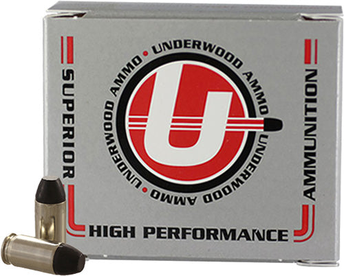 Underwood Ammo Flat Nose Black Cherry Coated Soft Cast 100 Grain .380 ACP/Auto