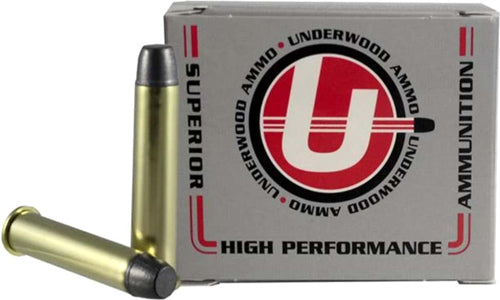Underwood Ammo Long Flat Nose Gas Check +P .45-70 Government 430 grain Black Cherry Coated Hard Cast ammunition