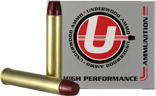 Underwood Ammo Flat Nose Gas Check .444 Marlin 335 grain Black Cherry Coated Hard Cast ammunition