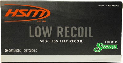 HSM Low Recoil 7mm-08 Remington 140 grain Orange Polymer Tip ammunition