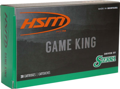 HSM Sierra Game King 7mm RUM 140 grain Spitzer Boat Tail ammunition