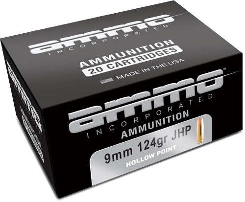 Ammo Inc Signature Self Defense Jacketed Hollow Point 124 Grain 9mm Luger/Parabellum 1017 fps