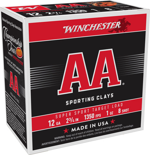 Winchester AASCL128   12 Gauge   #8 1300 FPS.