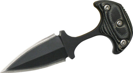 ABKT Elite 1.25" Blade Neck Carry Knife with Sheath and Chain