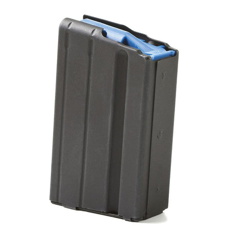 ASC 6.5 Grendel AR-15 Stainless Steel Rifle Magazine Blue Follower Black 5/rd